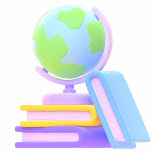 Globe, front 3D illustration - Download on Iconfinder