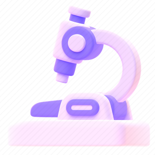 Microscope, front 3D illustration - Download on Iconfinder