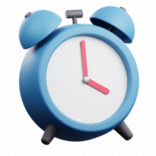 Alarm, clock, alert, hour, watch, timer, minute 3D illustration - Download on Iconfinder