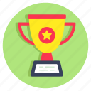 star trophy, triumph, award, reward, achievement