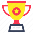 star trophy, triumph, award, reward, achievement