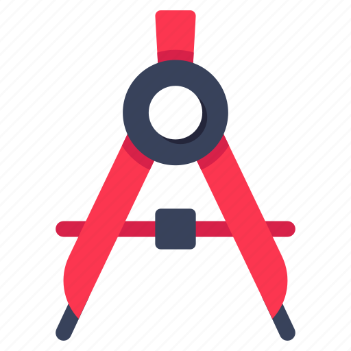 Geometric tool, drafting tool, drawing equipment, compass, divider icon - Download on Iconfinder