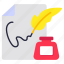 quill writing, vintage writing, writing, feather writing, paper writing 