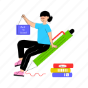 back, to, school, student, education, study, learning, books