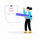 sick, leave, student, school, absence, writing, health