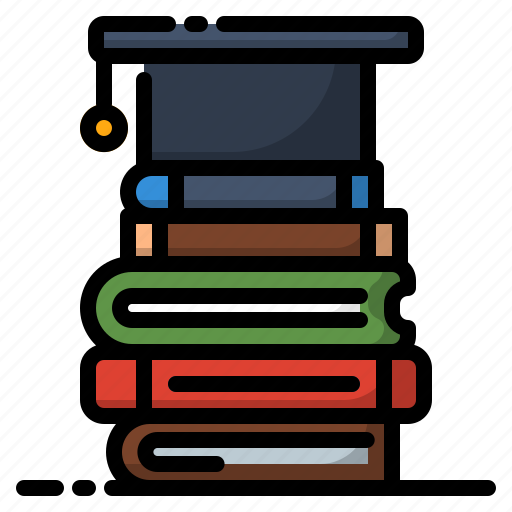 Book, cap, get, graduate, intellectuality, knowledge, ones icon - Download on Iconfinder