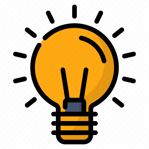 Bulb, idea, lamp, light, school icon - Download on Iconfinder