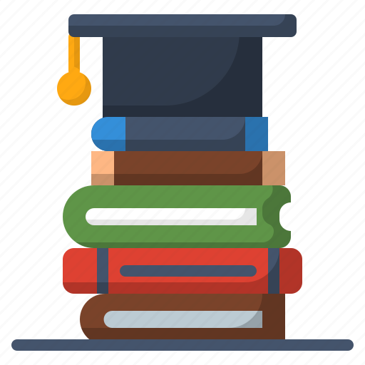 Book, cap, diploma, graduate, intellectuality, knowledge, ones icon - Download on Iconfinder