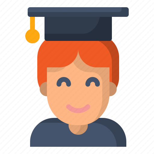 Boy, college, degree, education, graduate, man, school icon - Download on Iconfinder