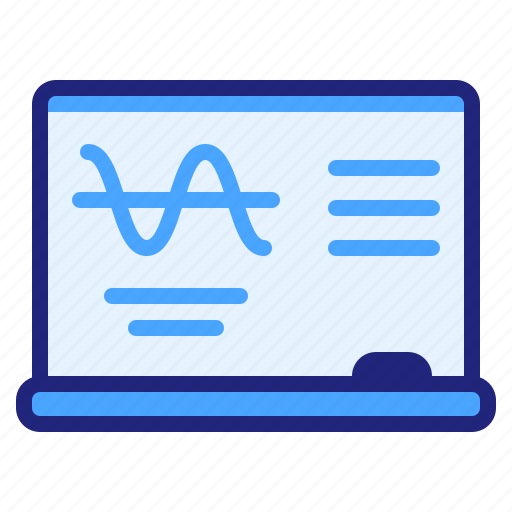 Physics, science, graph, wave, blackboard icon - Download on Iconfinder