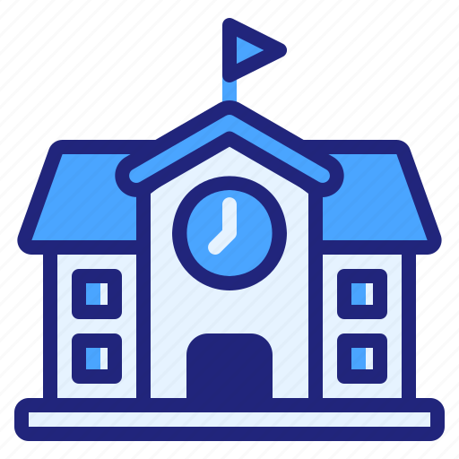 School, building, education, university, construction icon - Download on Iconfinder