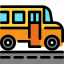 bus, car, education, school 