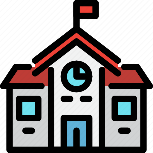 Building, city, education, school icon - Download on Iconfinder