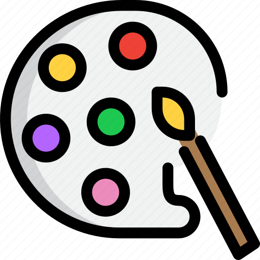 Art, color, education, palette, school icon - Download on Iconfinder