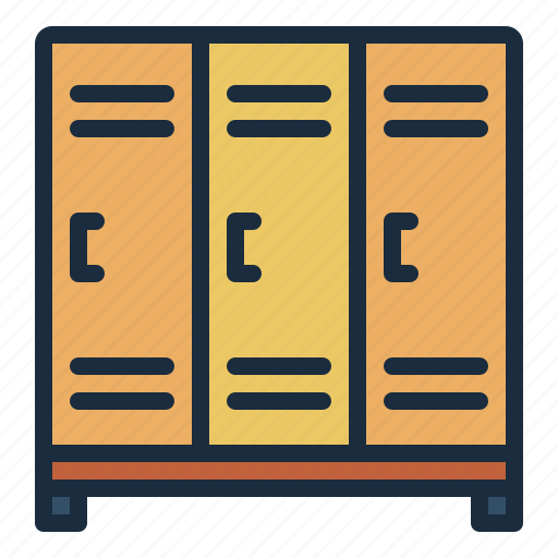 Locker, school, education, learning icon - Download on Iconfinder