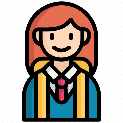 Student, students, avatar, girl, profile, person, education icon - Download on Iconfinder