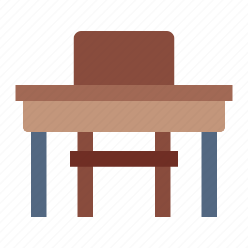 Desk, chair, school, education, learning icon - Download on Iconfinder