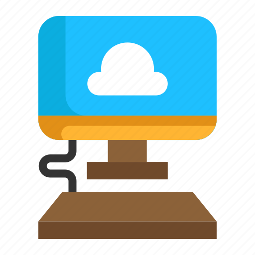 Cloud, computer, download, education, online, study, weather icon - Download on Iconfinder