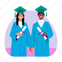 graduation, day, commencement, convocation, ceremony, students