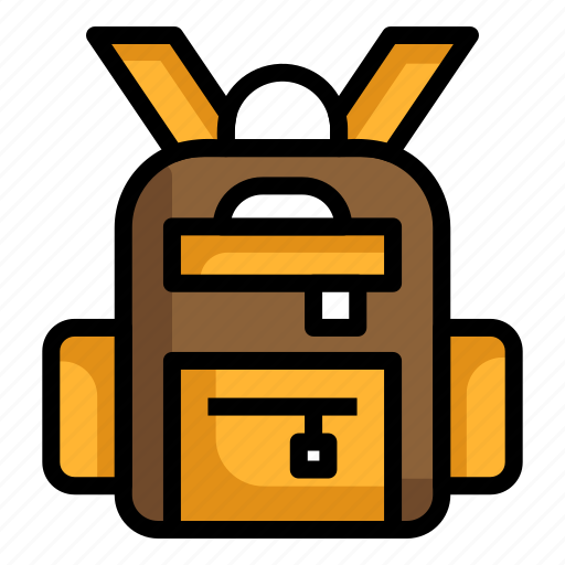 Backpack, bag, education, learning, school, shopping icon - Download on Iconfinder