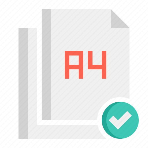A4, papers, documents icon - Download on Iconfinder
