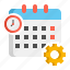 schedule, adjustment, calendar 