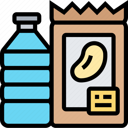 Backpacking, food, drink, bottle, package icon - Download on Iconfinder