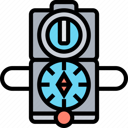 Compass, direction, navigator, traveler, adventure icon - Download on Iconfinder