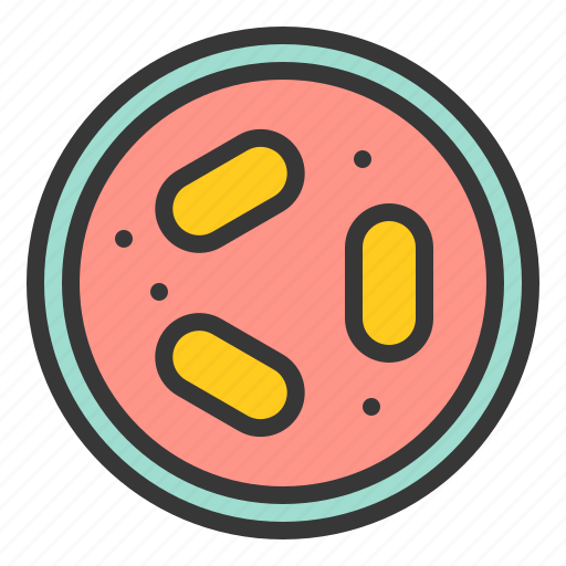 Bacteria, cell, disease, lab, micro organism, petri dish, virus icon - Download on Iconfinder