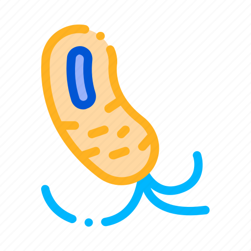 Bacterium, microscopic, tails icon - Download on Iconfinder