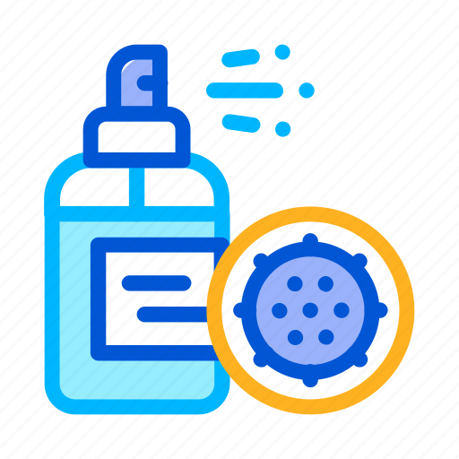 Antibacterial, kill, microbe, spray icon - Download on Iconfinder