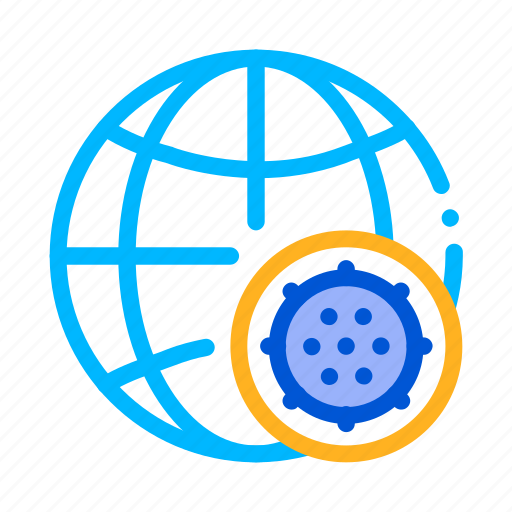 Bacterium, microscopic, planet icon - Download on Iconfinder