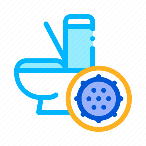 Bacteria, bowl, germ, toilet icon - Download on Iconfinder