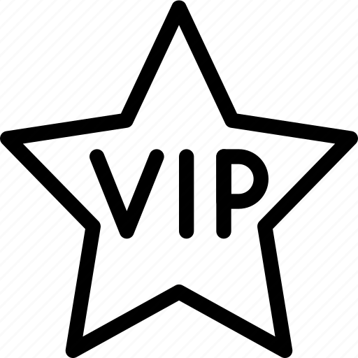 Vip, star, label, badge icon - Download on Iconfinder