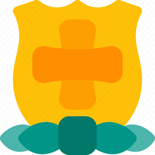 Cross, medal, badge, emblem icon - Download on Iconfinder
