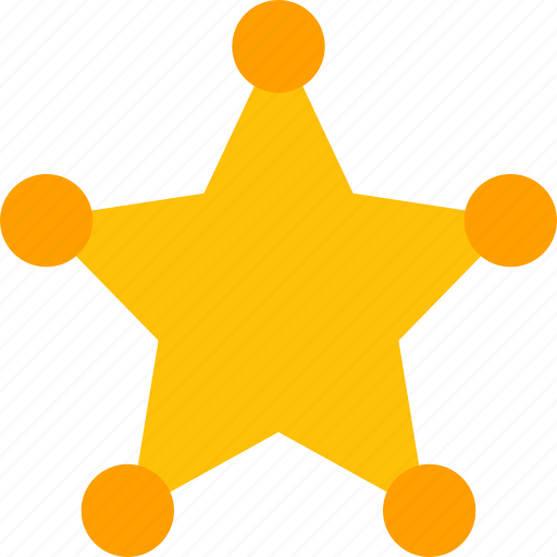 Sheriff, star, badge, award icon - Download on Iconfinder