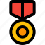 medal, honor, badge, emblem 