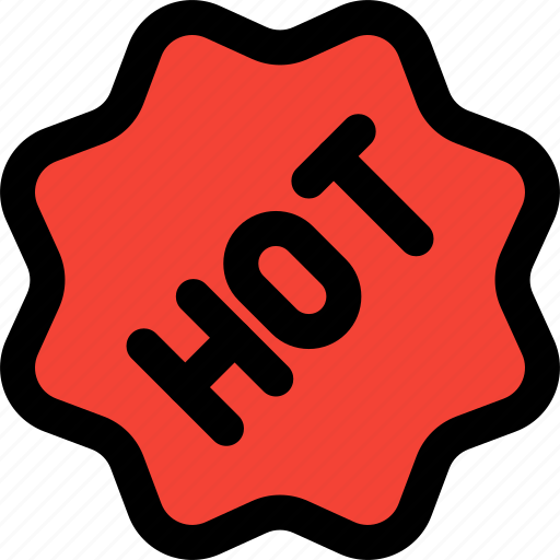 Hot, sticker, label, badge icon - Download on Iconfinder