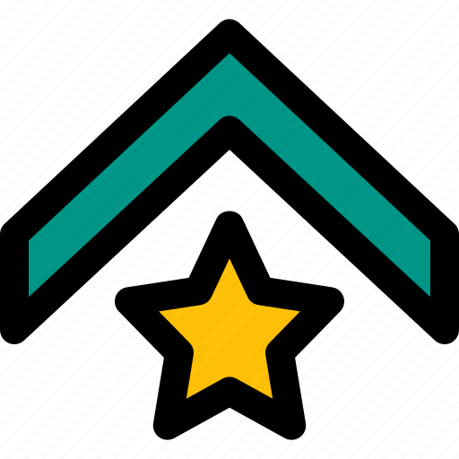 Military, rank, star, badge icon - Download on Iconfinder