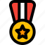 star, medal, honor, badge, achievement 