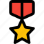 star, medal, prize, badge 
