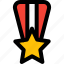 star, medal, badge, emblem 