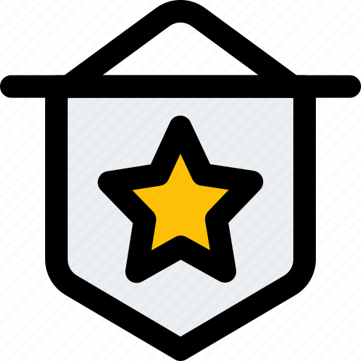 Star, medal, flag, award icon - Download on Iconfinder
