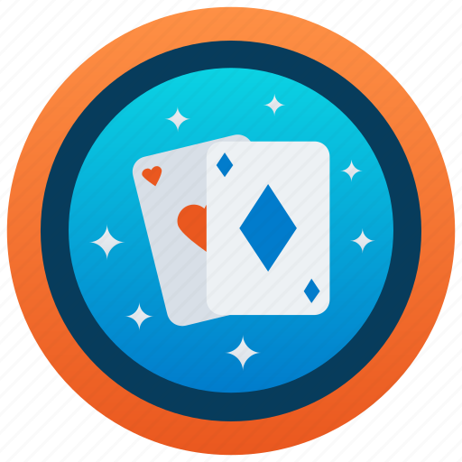 Card game, competition, gambling, indoor game, pokar emblem icon - Download on Iconfinder