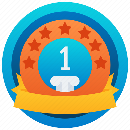 Award, first award, first badge, first position, winner award icon - Download on Iconfinder