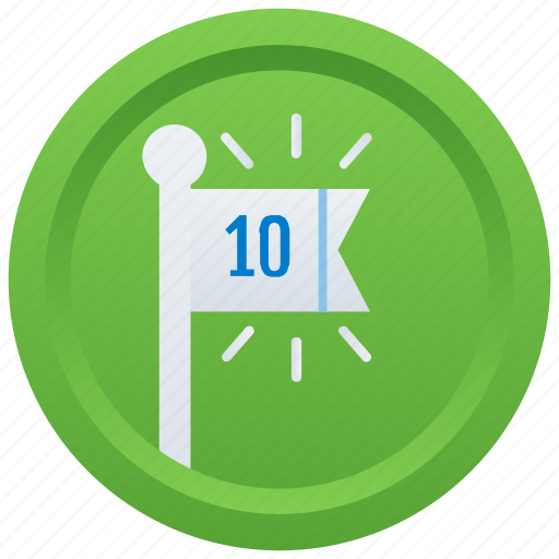 Achievement, emblem, flag badge, marker, medallion, reward, winner badge icon - Download on Iconfinder