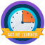 achievement, active learner, badge, educational badge, marker, medallion, reward 