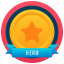 achievement badge, badge, fabric badge, performance badge, ribbon badge, star badge 