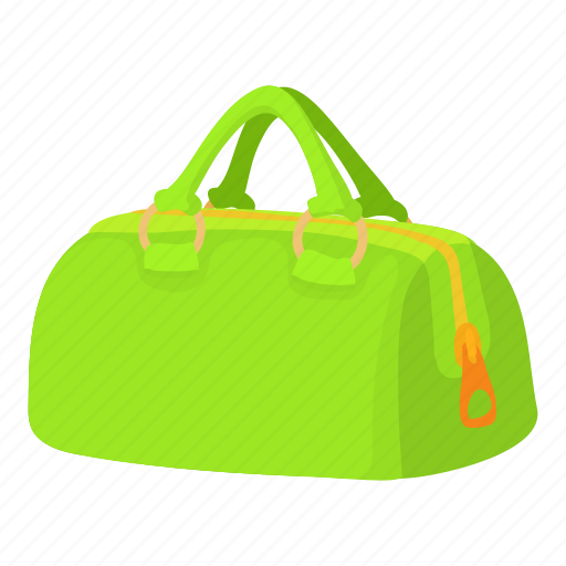 Bag, baggage, cartoon, fitness, green, pink, sport icon - Download on Iconfinder