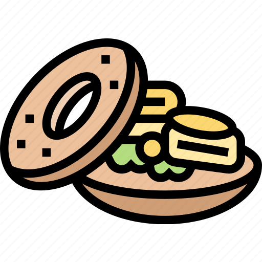 Bagel, bread, bakery, pastry, breakfast icon - Download on Iconfinder